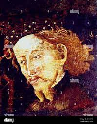 Medieval monarch painting hi-res stock photography and images