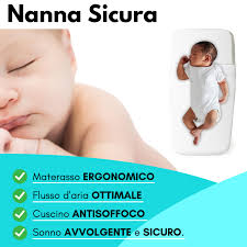 Matras voor kinderwagen, gemaakt in Italië, babybed, kinderwagen,  trio-kussen, inclusief kussen, babybed, universele matras, 72 x 32/26 cm :  Amazon.nl: Babyproducten