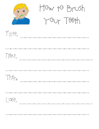 How To Brush Your Teeth Pdf Kindergarten Writing 1st Grade Writing Classroom Writing
