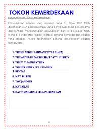 You are on page 1 of 10. Tokoh Tokoh Kemerdekaan