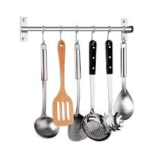 They are greatcarol20i have been buying these for my beach cottage. Wall Mount Hanging Kitchen Rack Stainless Steel Pot Storage Holder Hanger 16 Inch Utensil Shelf Pan Cabinet Rail Organizer With Removable S 6 Hooks For Coat Spoon Towels Bar Kitchen Tool Amazon In