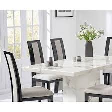 The legs are more of a creamy white (as shown in pics) and not white like stated on the description. Mark Harris Como White Marble 160cm Dining Table 4 Rivilino Black Chairs Dining Table Marble Marble Top Dining Table Dining Room Table Marble