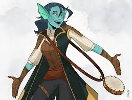 Art] [OC] Eryn, The Triton Bard : rDnD