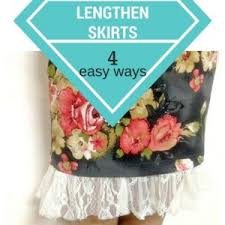 Add style and versatility to your wardrobe with this white lace shirt extender, that adds length to those short tops and extra coverage at the hips! Diy Slip Extender Other 3 Ways To Lengthen A Dress Skirt Sew Guide