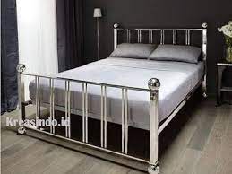 8 Model Ranjang Stainless Minimalis Modern Dan Mewah Terbaru Persembahan Kreasindoco Bingkai Tempat Tidur Desain Tempat Tidur Perabot Kamar Tidur