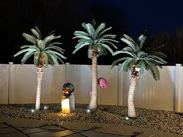 Lights for palm tree trunks. Showcase Of Artificial Palm Trees