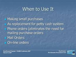 Because the cardholder and card are present for these. Easyprocure The Education Procurement Card Ppt Video Online Download