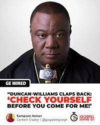 John Benjamin A Pastor and Duncan Williams