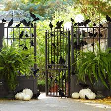 Remember when halloween used to be about buying a cheaply made plastic costume so you could go fence decorating ideas for wood fences. 30 Spooky Ideas To Decorate Front Gate Fence For Halloween 2020