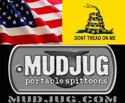 This flag is inspired by the gadsden flag of the revolutionary war when rattlesnake imagery was widely used as a symbol of the american spirit. Mudjug Portable Spittoons