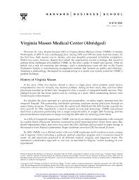 Virginia Mason Medical Center Abridged 6034 1194 Studocu