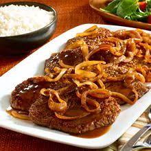 Bistec En Salsa Roja Puerto Rico Bistec Encebollado Steak Onions Recipe Caribbean Recipes Recipes Steak And Onions