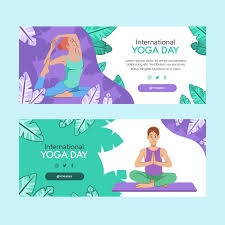 International yoga day 2021 live updates: Free Vector International Day Of Yoga Banner