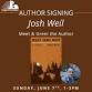 Josh Weil -- Author Signing — Page & Palette