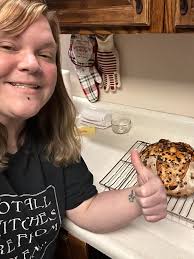 Just finished my 2nd loaf ever from a starter I started Jan 9. I'm so proud  of it. 😍