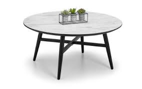 Oak coffee tables modern heal s uk. Karo Marble Effect Round Coffee Table Furniture City