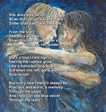 Blue Velvet Recorded By Bobby Vinton Saddest Songs Bobby Vinton Songs