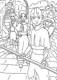 Avatars From The Legend Of Korra Coloring Pages For Kids Printable Free The Legend Of Korra Cartoon Coloring Pages Coloring Pages Coloring Books
