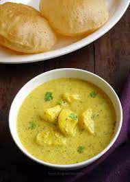 Dahi Aloo Rajasthani Aloo Ki Sabzi Potato In Yogurt Gravy Recipe Sabzi Recipe Indian Food Recipes Recipes