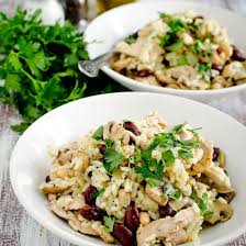 Salade De Riz Au Poulet Et Haricots Rouges Recette Riz Au Poulet Salade De Riz Haricot Rouge