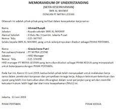 Namun untuk mengesahkan perjanjian kerjsama yang dijalani, maka kedua belah pihak sebaiknya. 13 Contoh Mou Kerjasama Usaha Terlengkap 2021