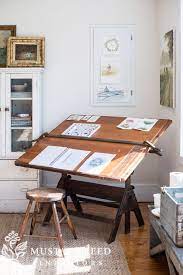 100 Craigslist Drafting Table Miss Mustard Seed Art Studio At Home Art Studio Room Drafting Table