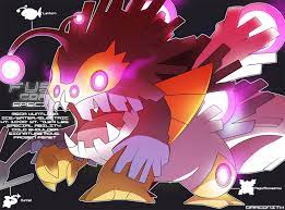 F U S E Corp Special Mega Huntloba Pokemon Fusion Art Pokemon Pokedex Pokemon Fusions