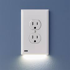 2 Pack Snappower Guidelight 2 For Outlets New Version Led Light Bar Night Light Electrical Outlet Wall Plate With Led Night Lights Automatic On Off Sensor Duplex White Walmart Com Walmart Com