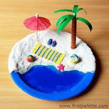 Mini Beach Craft Kids Crafts Beach Crafts For Kids Crafts For Kids Summer Crafts