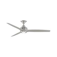 Fanimation Spitfire 60 Matte Greige Indoor Outdoor Ceiling Fan With Led Light Reviews Crate And Barrel Outdoor Ceiling Fans Led Lights Ceiling Fan