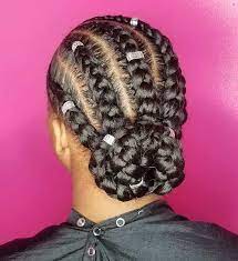 60 Inspiring Examples Of Goddess Braids Goddess Braids Hairstyles Box Braids Hairstyles Natural Hair Styles
