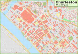 Map Of Downtown Charleston Charleston Downtown Map