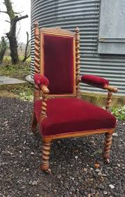 Oak Barley Twist Throne Chair Antique Church Furnishings Throne Chair Chair Barley Twist