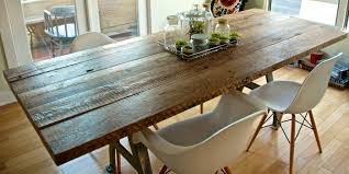 French oak dining room table with. Reclaimed Wood Dining Table Designs Recycled Things Image 3919601 On Favim Com