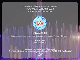 Tugas ips kelas 9/ix smp. Ppt Presentasi Tugas Akhir Bsi Petrus Andre Academia Edu