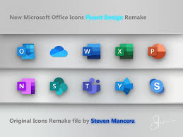New Microsoft Office Icons Remake Microsoft Icons Office Icon Microsoft Office