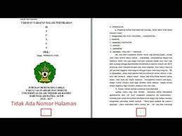 Secara keseluruhan format apa menggunakan (spasi ganda dan di tengah): Cara Mudah Menghilangkan Nomor Pada Halaman Cover Makalah Ms Office 2010 Youtube