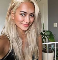 Geneva Cuff Filipino And English Blonde Asian Hair Hair Color Asian Olive Skin Blonde Hair