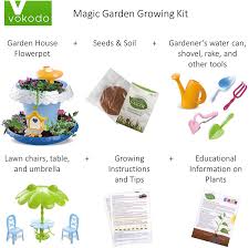 Typically, gardeners recommend fertilizing plants once they begin to grow rapidly. Kids Magical Garden Growing Kit Includes Everything You Need Tools Seeds Soil Flower Plant Tree House Interactive Play Fairy Toys Inspires Horticulture Learning Great Gift For Children Girl Boy Toyz X Online
