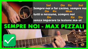 Gli accordi di rotta per casa di dio, brano degli 883 di max pezzali del 1993. Canzoni Da Spaggia Sempre Noi Di Max Pezzali E J Ax Tutorial Lezioni Di Chitarra