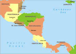 Central america it is formed in its entirety by seven countries that are independent: Central America Political Map