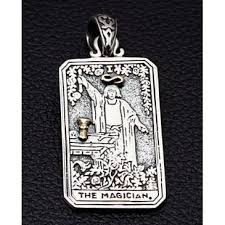 It's a powerful day when you see the magician. The Magician Tarot Card Pendant