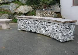 Gabion baskets were the answer. This Is How To Build A Gabion Bench Seat And Stools For Your Backyard