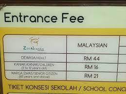 Tapi bila tengok harga tiket, terus. Malaysian Netizens Are Defending Zoo Negara S Expensive Entrance Fee