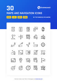Download Maps And Navigation Icon Pack Available In Svg Png Eps Ai Icon Fonts Icon Pack Map Navigation