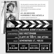 Einladung 18 geburtstag vorlage text einladungskarten 18 geburtstag vorlagen der 18. Einladungskarten Geburtstag Kino Filmklappe 1001karte