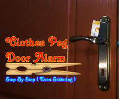 A homemade alarm might be just the thing you need to keep nosy siblings from poking around. How To Make Simple Door Alarm By Using Clothes Peg Diy 4 Steps Instructables
