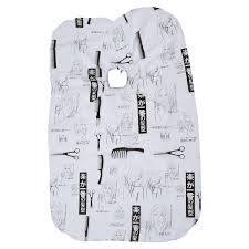 Amazon Com Barber Gown Toogoo R Hair Salon Cape Haircut Barber Gown Hairdressing Apron Hairdressing Supplies Black White Beauty