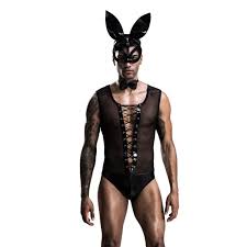 Kaytong Men's Sexy Lingerie Night Club Stripper Outfit Dance Wear Male Role  Play Playboy Bunny Costumes for Sex Erotic Cosplay Lingerie Set Black, One  Size : Amazon.de: Health & Personal Care