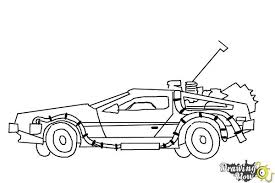 How To Draw The Delorean Time Machine From Back To The Future Drawingnow And we are all traveling in time at approximately the same speed: how to draw the delorean time machine